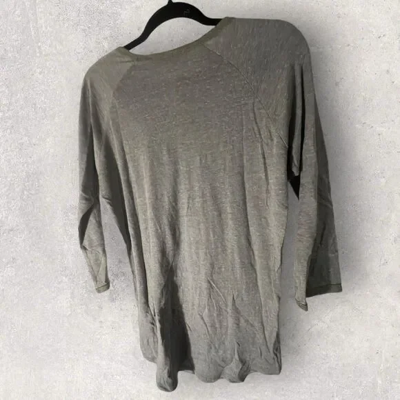 Lularoe Women's Randy Baseball Raglan Grey Print Size Small-NWT - Picture 3 of 5